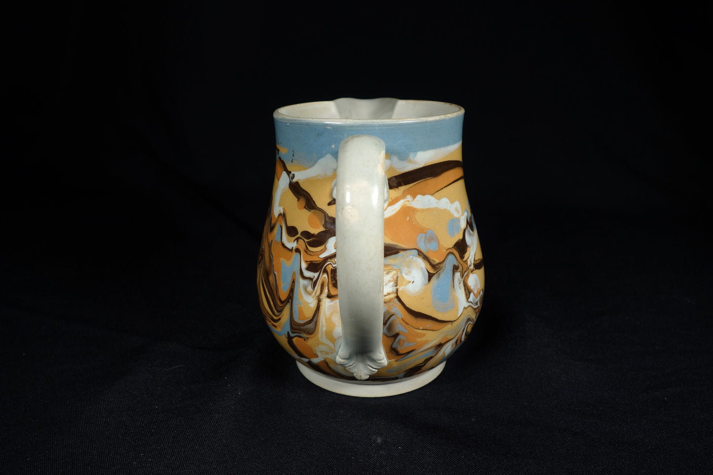 Marbleized Mocha Ware Jug