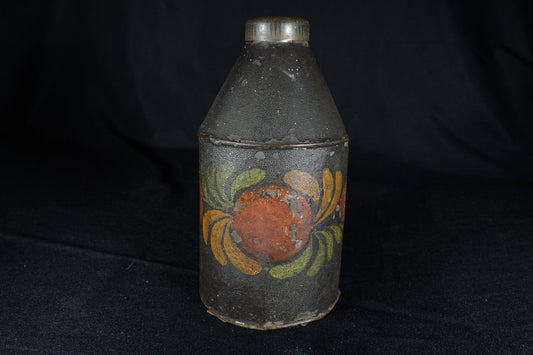 Tole Ware Tea Caddy