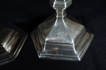 George I Silver Candlesticks