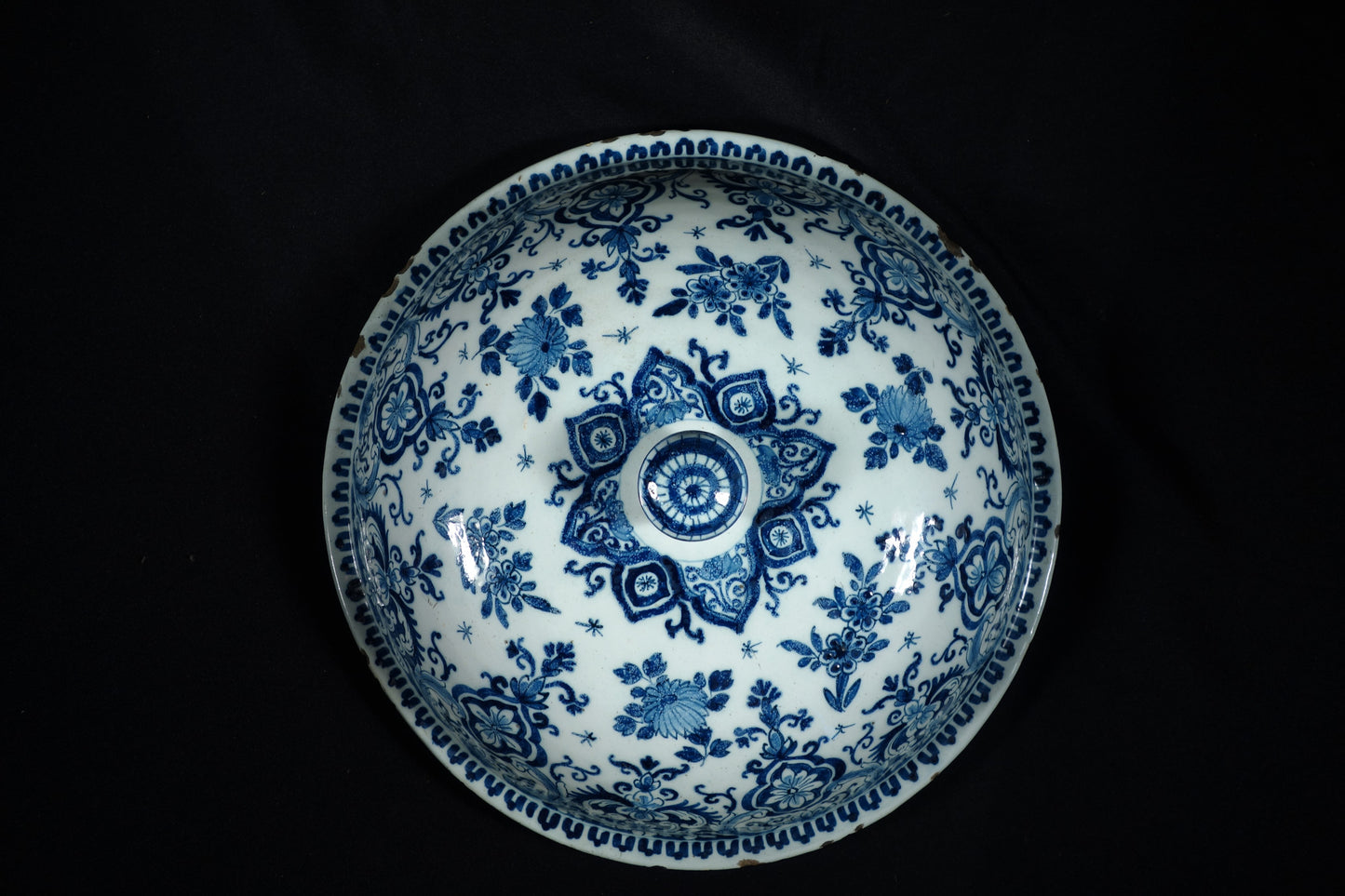 Delft Punch Bowl and Cover