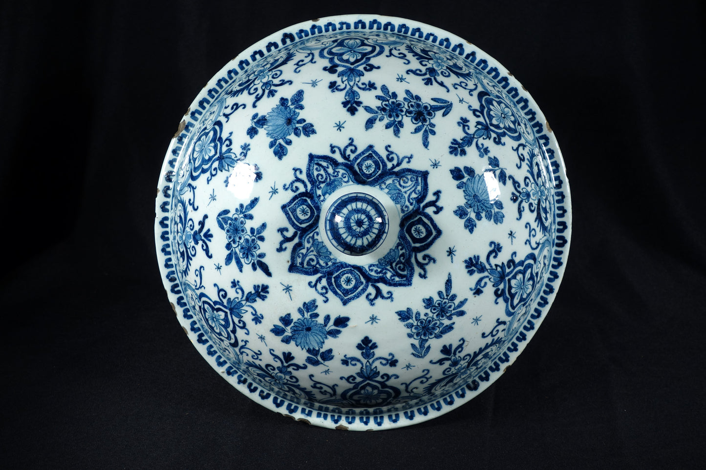 Delft Punch Bowl and Cover