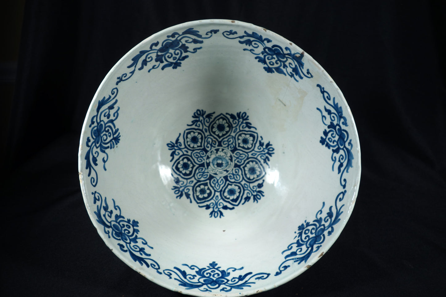 Delft Punch Bowl and Cover