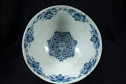 Delft Punch Bowl and Cover