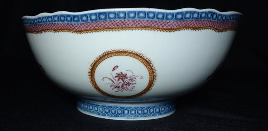 Chinese Export Fitzhugh Bowl