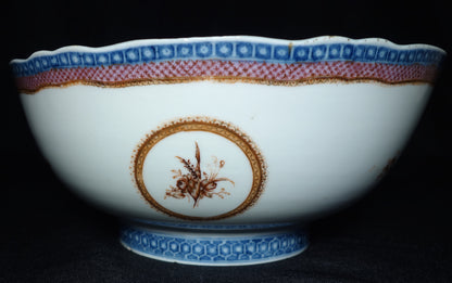 Chinese Export Fitzhugh Bowl