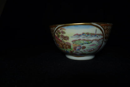 Chinese Export Tea Bowl and Saucer