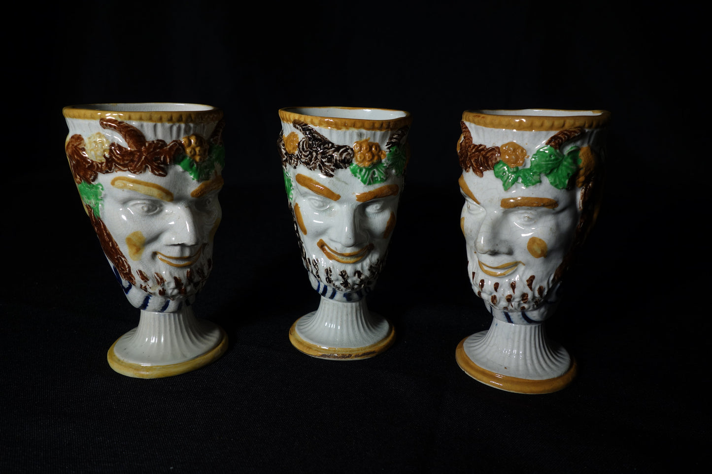 Prattware Satyr Frog Mug
