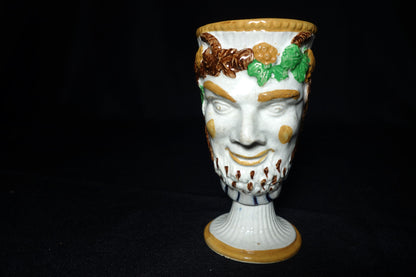 Prattware Satyr Frog Mug