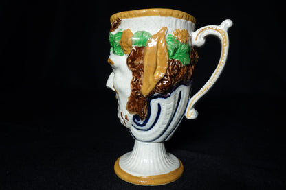 Prattware Satyr Frog Mug
