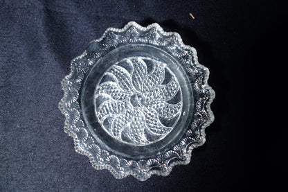 Flint Glass Cup Plate