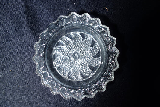 Flint Glass Cup Plate
