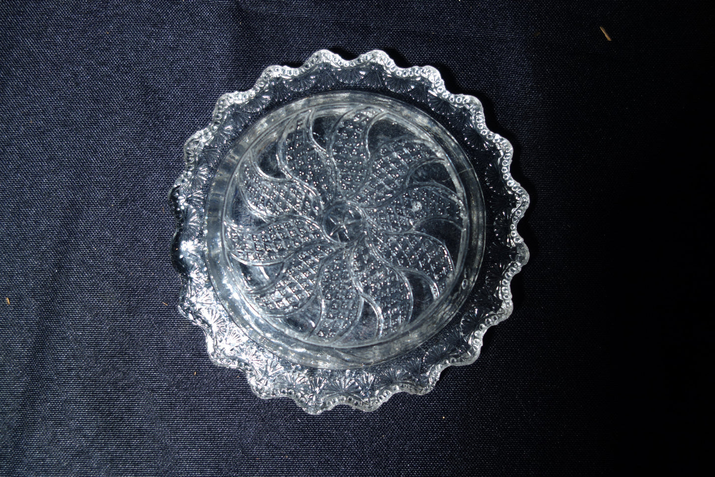 Flint Glass Cup Plate