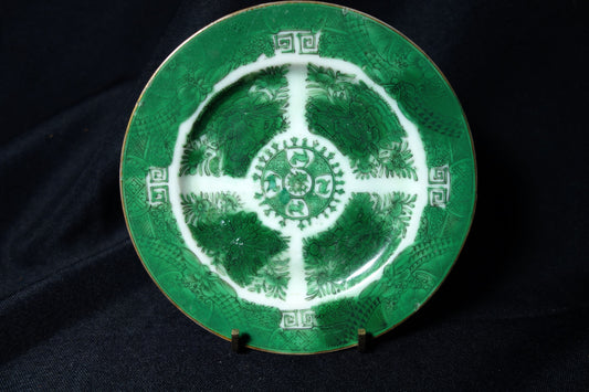 Small Green Fitzhugh Plate