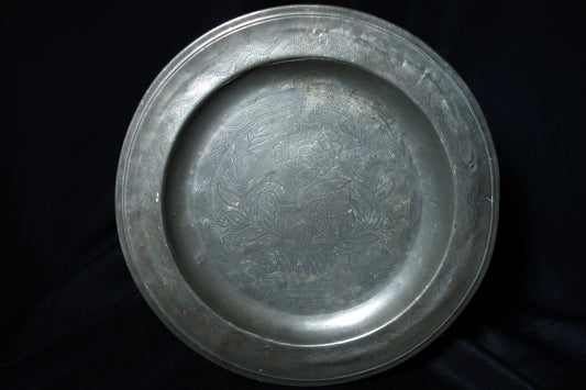 Wrigglework Pewter Plate