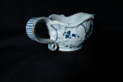 French Faience Sauce Boat