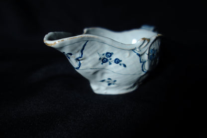 French Faience Sauce Boat