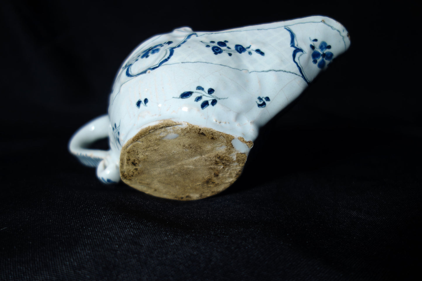 French Faience Sauce Boat