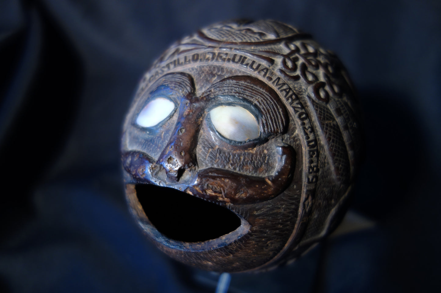 Carved Coconut Bank