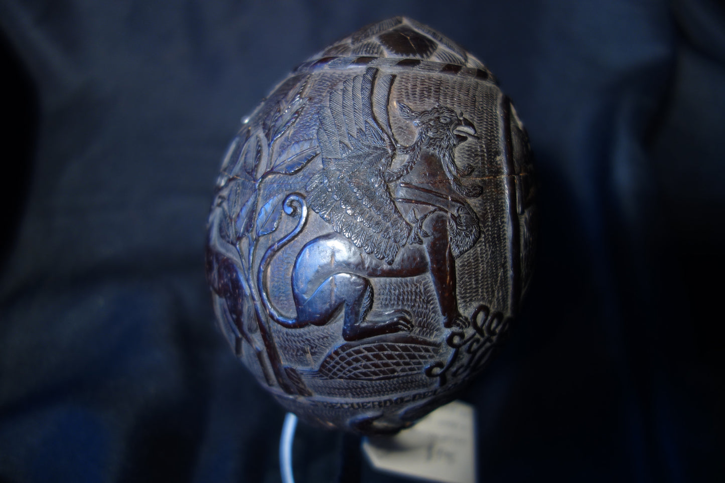 Carved Coconut Bank
