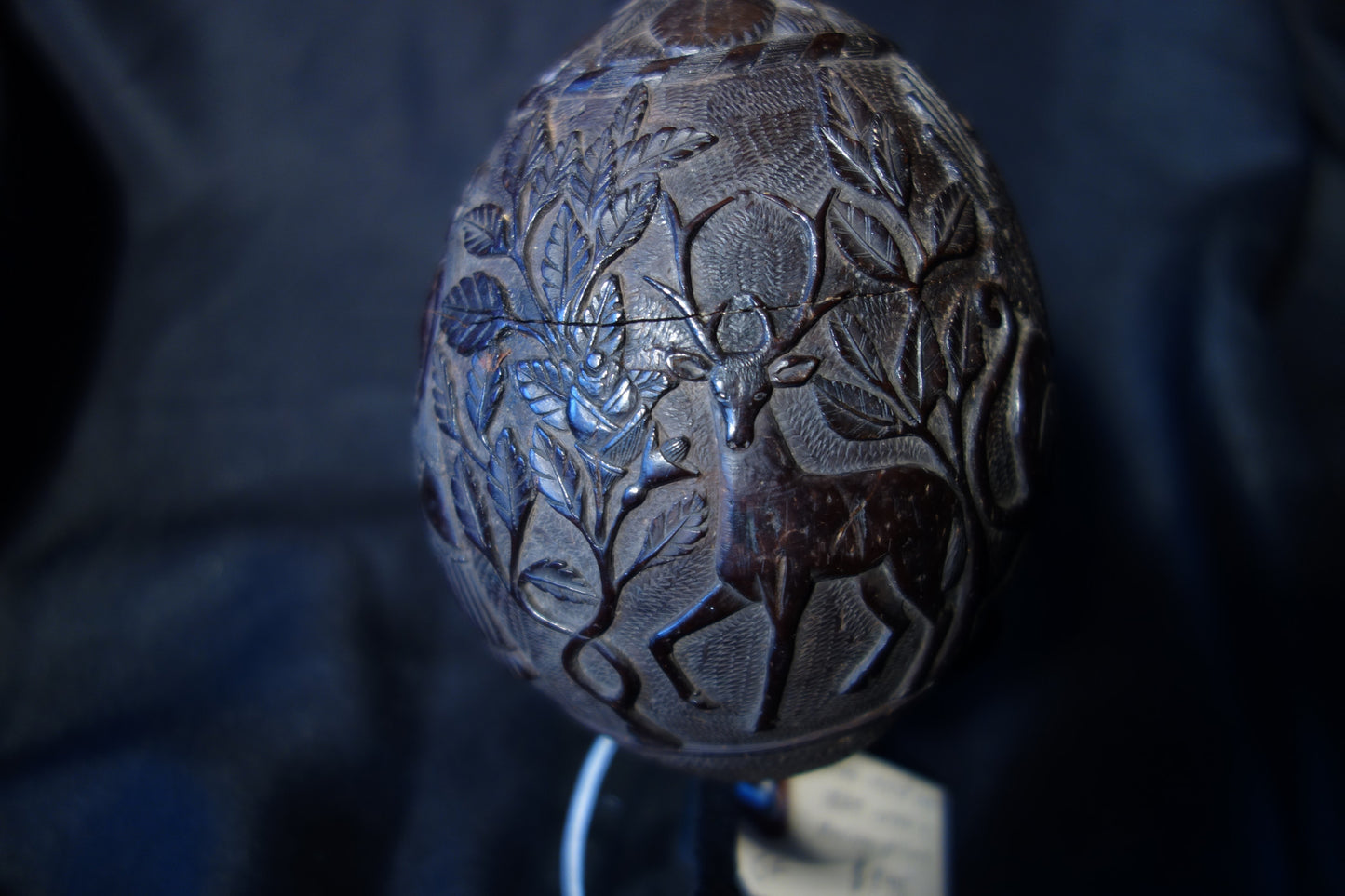 Carved Coconut Bank