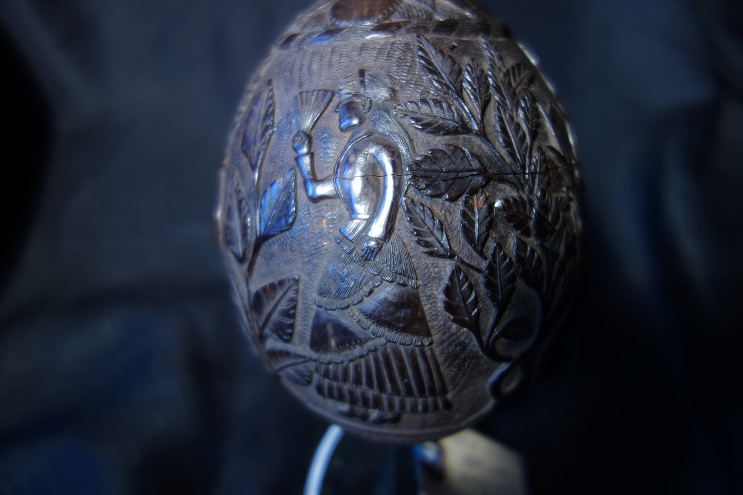 Carved Coconut Bank