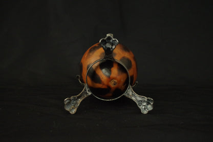 Silver Mounted Mate Gourd