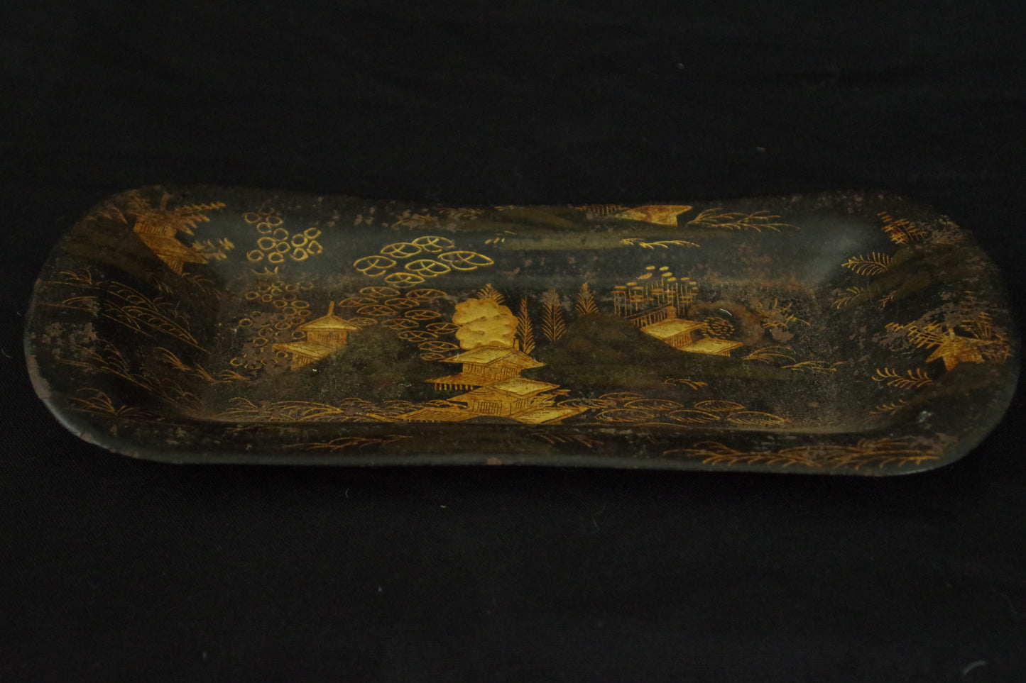 Chinoiserie Snuffers and Stand