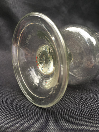 Footed Blown Salt