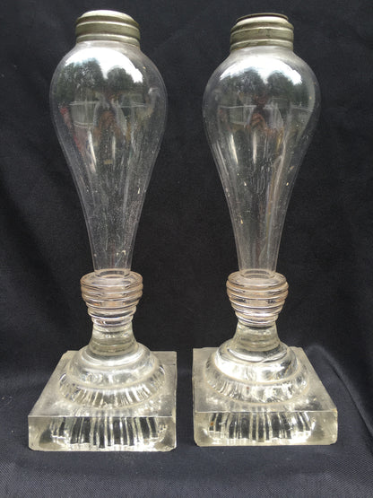 Pair of Whale Oil Lamps
