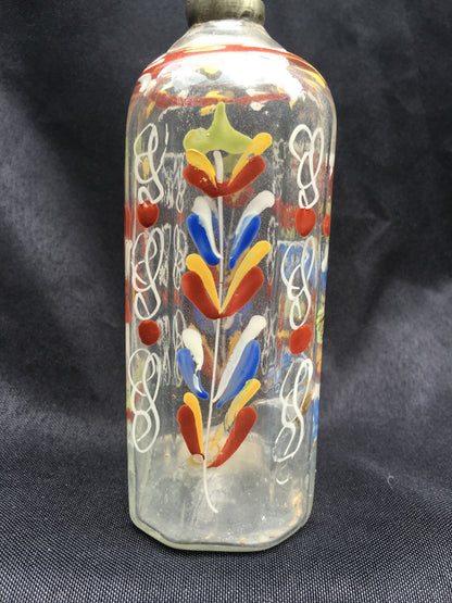 Enamel Decorated Flask