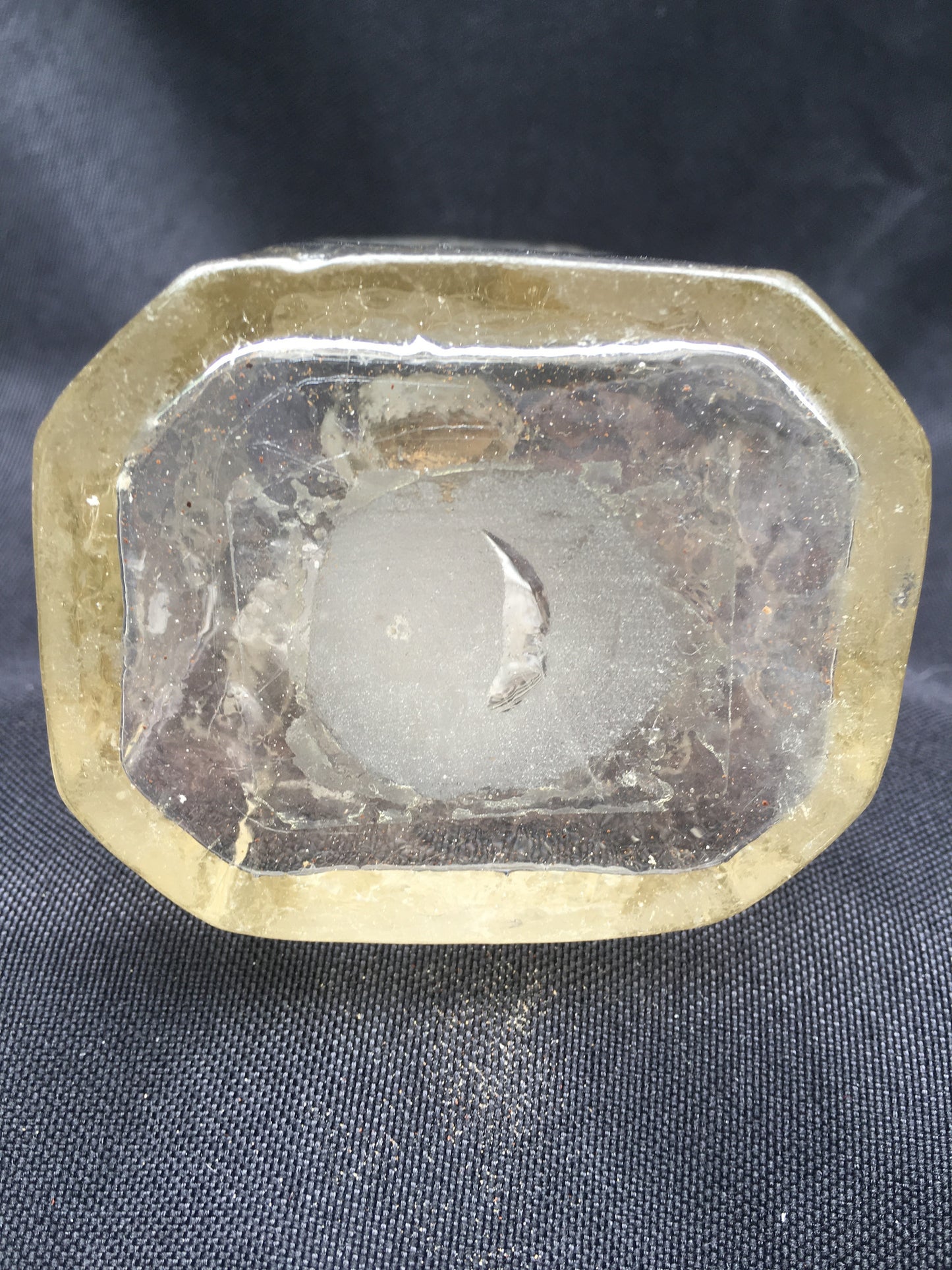 Etched Flask with Pewter Lid