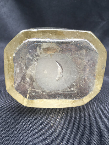 Etched Flask with Pewter Lid