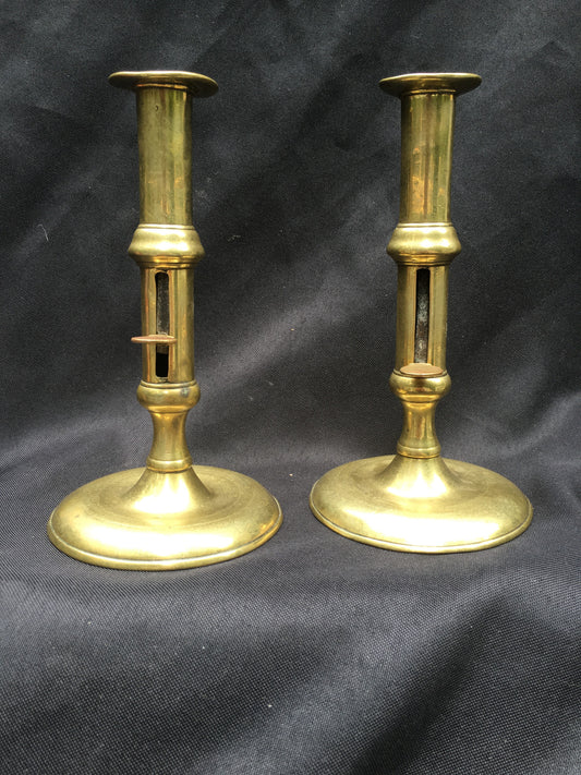 Pair of Queen Anne Candlesticks